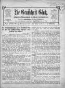 Die Grafschaft Glatz : Illustrierte Monatschrift des Glatzer Gebirgsvereins, Jr. 6, 1911, nr 1