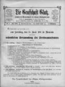 Die Grafschaft Glatz : Illustrierte Monatschrift des Glatzer Gebirgsvereins, Jr. 6, 1911, nr 6