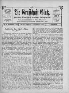 Die Grafschaft Glatz : Illustrierte Monatschrift des Glatzer Gebirgsvereins, Jr. 7, 1912, nr 9