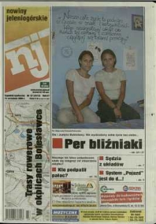 Nowiny Jeleniogórskie : tygodnik społeczny, R. 47, 2004, nr 37 (2413)