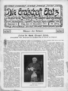 Die Grafschaft Glatz : Illustrierte Monatschrift des Glatzer Gebirgsvereins, Jr. 10, 1915, nr 4