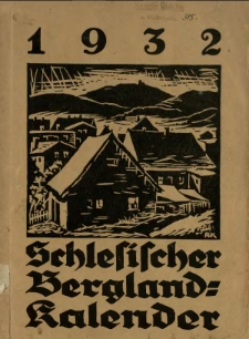 Schlesischer Bergland-Kalender 1932