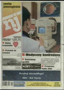 Nowiny Jeleniogórskie : tygodnik społeczny, R.48, 2005, nr 2 (2430)