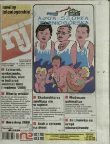 Nowiny Jeleniogórskie : tygodnik społeczny, R.49, 2006, nr 1 (2481)