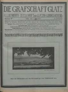 Die Grafschaft Glatz : Illustrierte Zeitschrift des Glatzer Gebirgsvereins, Jr. 28, 1933, nr 4