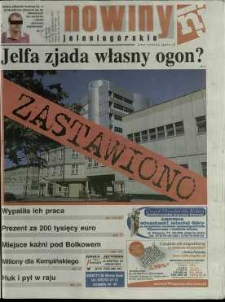 Nowiny Jeleniog&oacute;rskie : tygodnik społeczny, R.50, 2007, nr 39 (2520!)