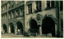 Hirschberg. Marktlauben der haüser Garnlaube 21 und 22, erbaut 1668 durch von Buchs [Dokument ikonograficzny]