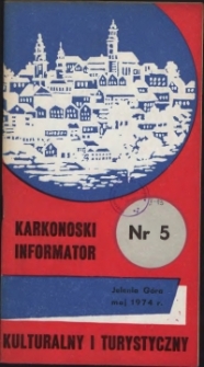 Karkonoski Informator Kulturalny i Turystyczny, 1974, nr 5 (87)