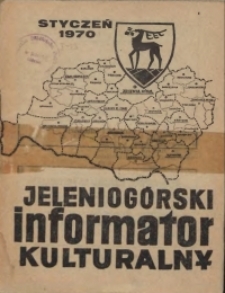 Jeleniogórski Informator Kulturalny, styczeń 1970
