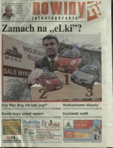 Nowiny Jeleniogórskie : tygodnik społeczny, R.52, 2009, nr 1 (2586)