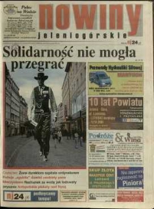 Nowiny Jeleniogórskie : tygodnik społeczny, R.52, 2009, nr 22 (2607)