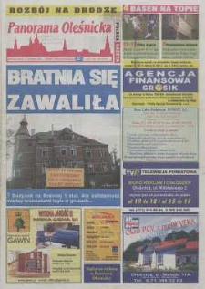 Panorama Oleśnicka: tygodnik Ziemi Oleśnickiej, 2004, nr 66 (936)