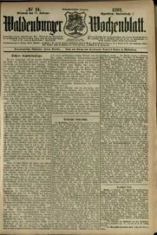 Waldenburger Wochenblatt, Jg. 38, 1892, nr 14