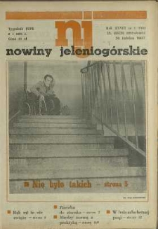 Nowiny Jeleniogórskie : tygodnik PZPR, R. 28, 1985, nr 1 (1361)