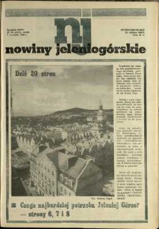 Nowiny Jeleniogórskie : tygodnik PZPR, R. 31, 1988, nr 36 (1551!)
