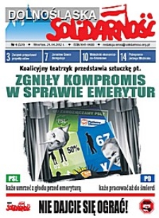 Dolnośląska Solidarność, 2012, nr 4 (320)