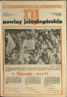Nowiny Jeleniogórskie : tygodnik PZPR, R. 31, 1988, nr 44 (1559!)