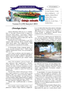 Świebodzice - Dzieje Miasta, 2013, nr 8 (189) [Dokument elektroniczny]