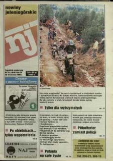 Nowiny Jeleniogórskie : tygodnik społeczny, R. 38!, 1995, nr 39 (1946!)