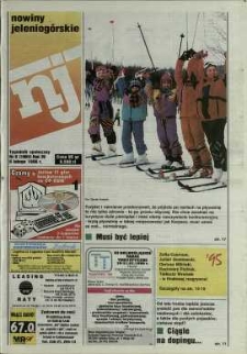 Nowiny Jeleniogórskie : tygodnik społeczny, R. 38, 1996, nr 6 (1965)