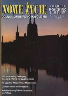 Nowe Życie: dolnośląskie pismo katolickie: religia, kultura, społeczeństwo, 1995, nr 2 (245)