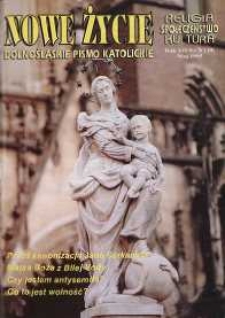 Nowe Życie: dolnośląskie pismo katolickie: religia, kultura, społeczeństwo, 1995, nr 5 (248)