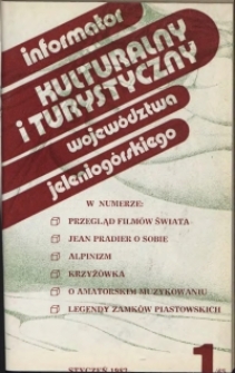 Informator Kulturalny i Turystyczny Województwa Jeleniogórskiego, 1983, nr 1