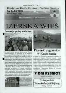 Izerska Wieś : Biuletyn Rady Gminy i Wójta Gminy, 2008, nr 24