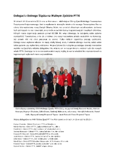 Delegaci z Dolnego Śląska na Walnym Zjeździe PTTK [Dokument elektroniczny]