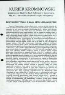 Kurier Kromnowski. Informacyjny Biuletyn Rady Sołeckiej w Kromnowie, 2007, nr 2