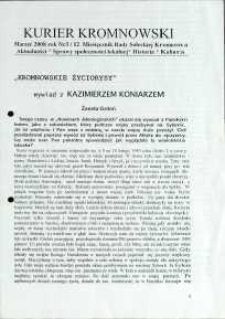Kurier Kromnowski. Miesięcznik Rady Sołeckiej Kromnowa, 2008, nr 3 (12)