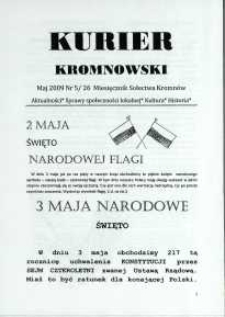 Kurier Kromnowski. Miesięcznik Sołectwa Kromnów, 2009, nr 5 (26)