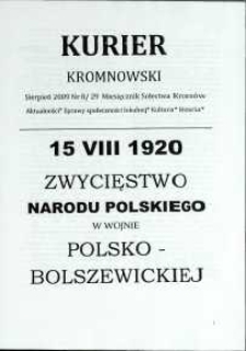 Kurier Kromnowski. Miesięcznik Sołectwa Kromnów, 2009, nr 8 (29)