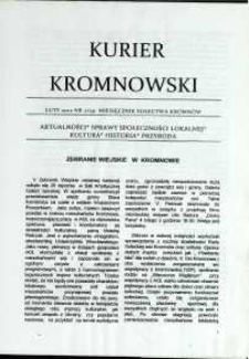 Kurier Kromnowski. Miesięcznik Sołectwa Kromn&oacute;w, 2012, nr 2 (59)