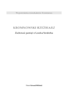 Kromnowski rzeźbiarz [Dokument elektroniczny]