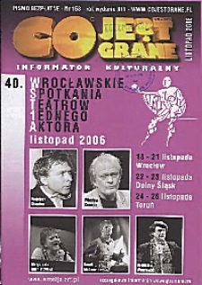 Co Jest Grane : informator kulturalny, 2006, nr 11 (153)