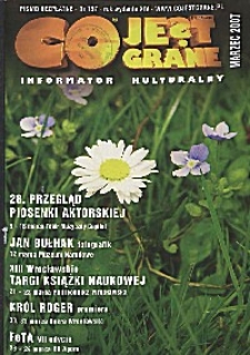 Co Jest Grane : informator kulturalny, 2007, nr 3 (157)