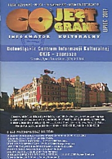 Co Jest Grane : informator kulturalny, 2007, nr 7 (161)