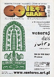 Co Jest Grane : informator kulturalny, 2007, nr 8 (162)