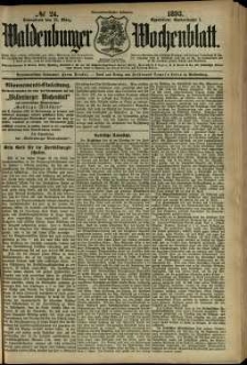 Waldenburger Wochenblatt, Jg. 39, 1893, nr 24