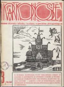 Karkonosze: Informator Kulturalny i Turystyczny Województwa Jeleniogórskiego, 1984, nr 3 (79)