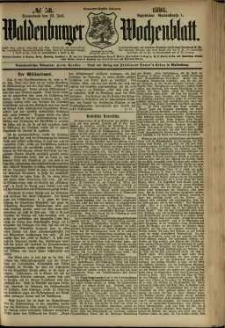 Waldenburger Wochenblatt, Jg. 39, 1893, nr 58