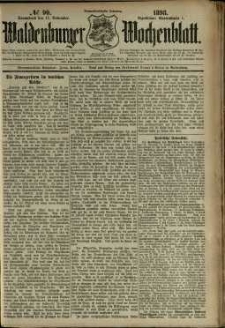 Waldenburger Wochenblatt, Jg. 39, 1893, nr 90