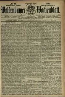 Waldenburger Wochenblatt, Jg. 39, 1893, nr 98