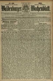Waldenburger Wochenblatt, Jg. 39, 1893, nr 103