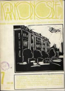 Karkonosze: Informator Kulturalny i Turystyczny Województwa Jeleniogórskiego, 1984, nr 7 (83)
