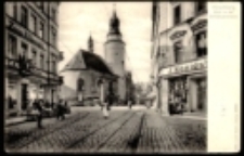 Hirschberg. Blick in die Schlidauerstrasse [Dokument ikonograficzny]