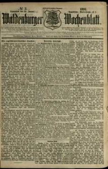 Waldenburger Wochenblatt, Jg. 37, 1891, nr 3