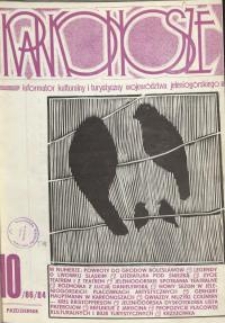 Karkonosze: Informator Kulturalny i Turystyczny Województwa Jeleniogórskiego, 1984, nr 10 (86)