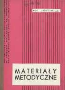 Materiały Metodyczne, 1976, nr 2